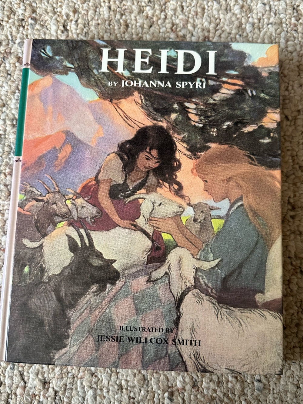 Illustrated Hardcover “Heidi” Book